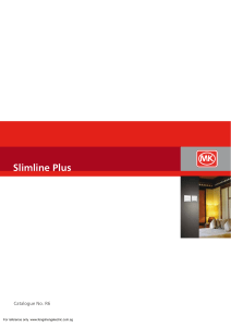 MK Slimline Plus Range Brochure