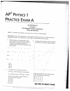 AP 1 Practice Exam