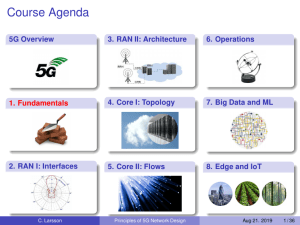 5G Network Design Principles: Fundamentals Overview