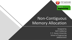 55 Non-Contiguous Memory Allocation