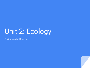 Introduction to Ecosystems PPT in PDF Form