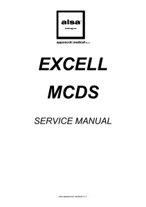 Alsa Excell MCDS - Service Manual