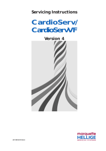 Cardioserv V4 - Service Manual