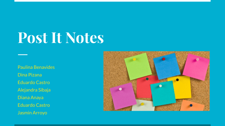 History Of Post its