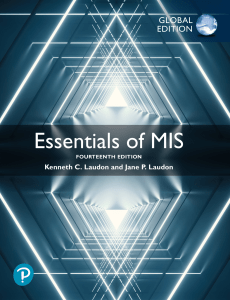 Essentials of MIS 14th edition