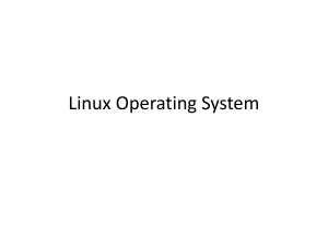 Linux Operating System(1)