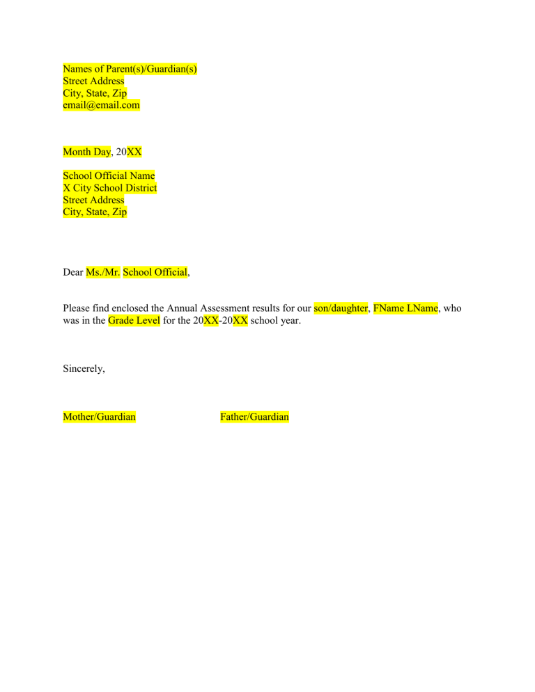 Portfolio Assessment Cover Page