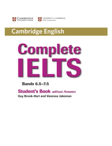 Complete IELTS Cambridge 65 - 75