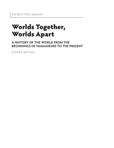 Worlds Together, worlds apart 4th edition