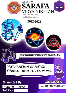 CHEMISTRY FRONT PAGE