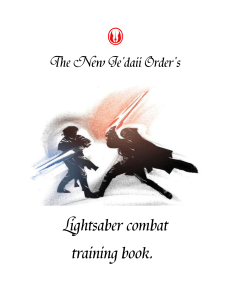 lightsaber training book