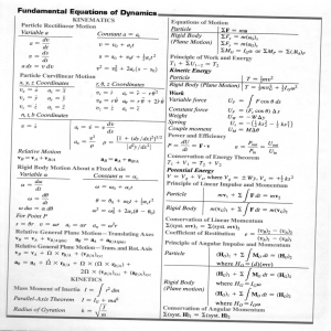 Equation Sheet revB