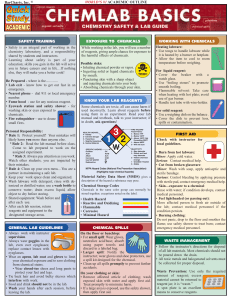 Chemlab Basics (Chemical Safety and Lab Guide)-BarCharts, Inc.