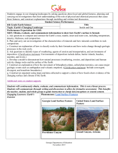 6th Grade Earth Science Lesson Plan: Earth's Changing Landscape