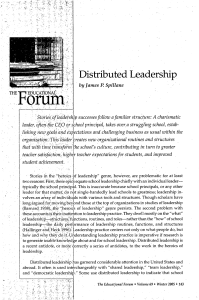 ARTICLE-Spillane Distributed Leadership Article