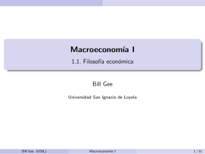 Makroekonomi I: Ekonomik Felsefe Sunumu