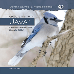 Objects First with Java A Practical Introduction Using BlueJ - David J. Barnes  Michael Kölling