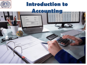 DAY 1 Introduction to accounting