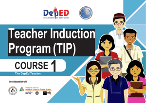New TIP Course 1 (DepEd Teacher)