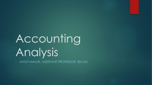 Accounting Analysis slides