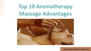 Top 10 Aromatherapy Massage Advantages