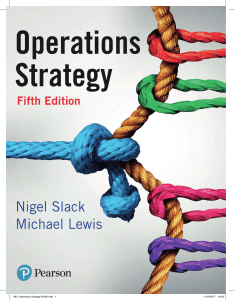 Operations Strategy Textbook, Fifth Edition