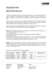 A-GEN101-202-EN Measurement Accuracy