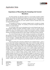 A-CBR106-200-EN Importance Of Recording Actuating Coil Current Waveform