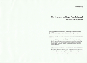 1-1.Ch.1--The Economic and Legal Foundations of IP