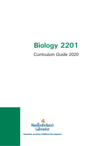 biology 2201 2020
