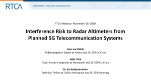Interference Risk to Radar Altimeters from Planned 5G Telecommunication Systems