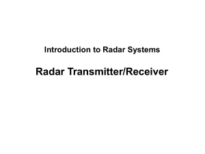 H2 S1 Radar TransmitterReceivers