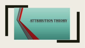 Attribution in medical education