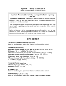 Span1 StudyGuide Exam3 WITH answers