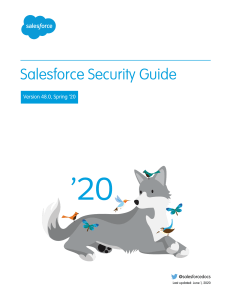 Salesforce Security Guide