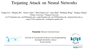 Trojaning Attack on Neural Networks by Rizwan