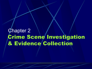 Chapter 2 Crime Scene Investigation and Evidence Collection (2)