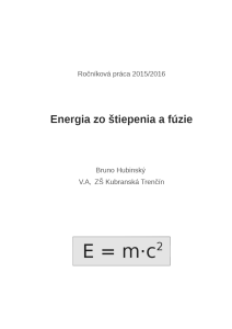 000 Energia zo štiepenia a fúzie - PDF Free Download
