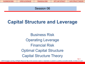 Session 06 FSP (Capital Structure) Slides