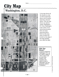 Washington D.C. Map