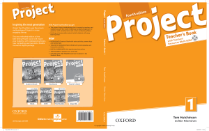 project 1 teachers book