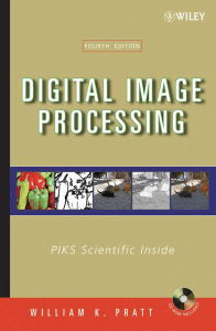 Digital Image Processing 4th Edition Wil