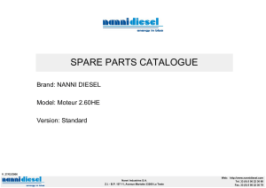 Nanni Diesel 2.60HE Standard