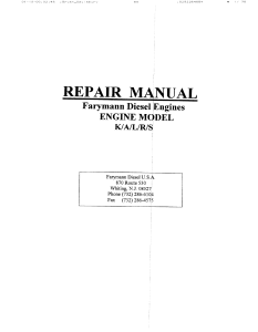 Faryman Repair Manual