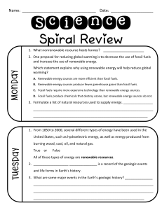 Science Daily Spiral Review - Q1 Week 8