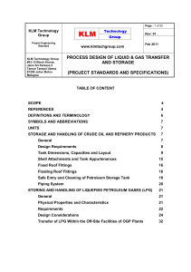 KLM Gr-PROCESS DESIGN OF LIQUID & GAS TRANSFER AND STORAGE Rev01