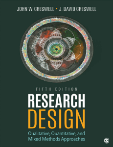 Research Design Qualitative, Quantitative, and Mixed Methods Approaches (John W. Creswell, J. David Creswell)