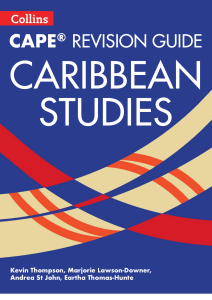 CAPE Caribbean Studies Revision Guide