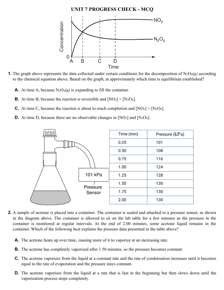 UNIT 7 PROGRESS CHECK