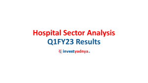 Hospital Sector Analysis Q1fy23
